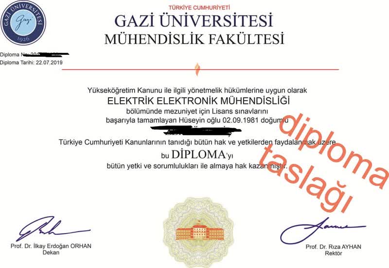 Diploma genel örnek